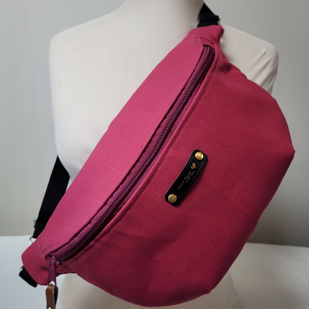 Women's Pink Hip Bag, Crossbody  Bag